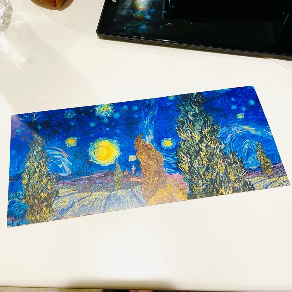 Van Gogh Immersive Exhibit NYC Night Art Post Card